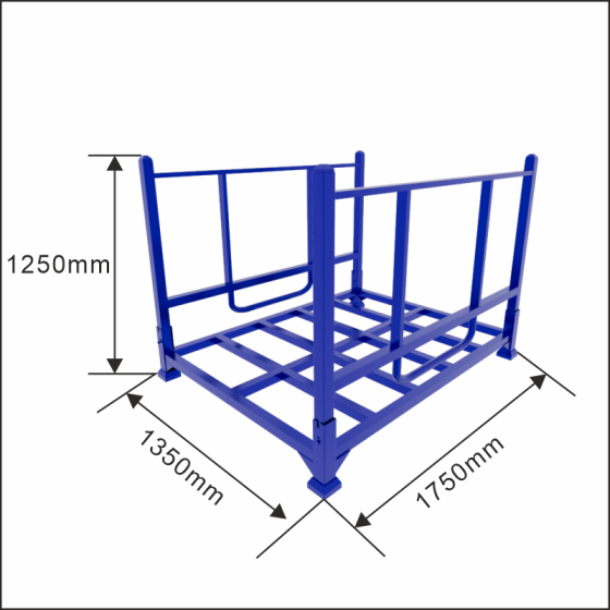 Stack rack/Fabric rack/Tyre rack/Size: L1350×D1750×H1250mm